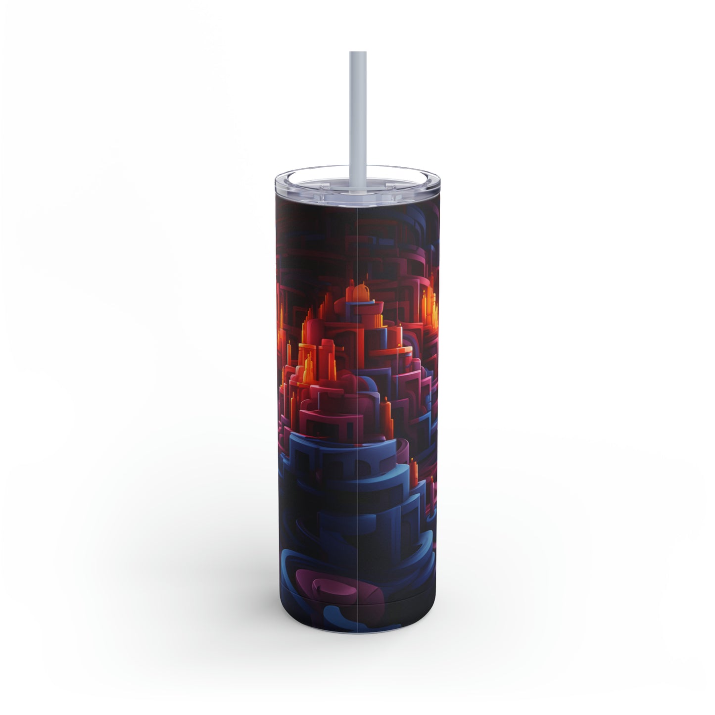 Christmas Candy Skinny Matte Tumbler, 20oz