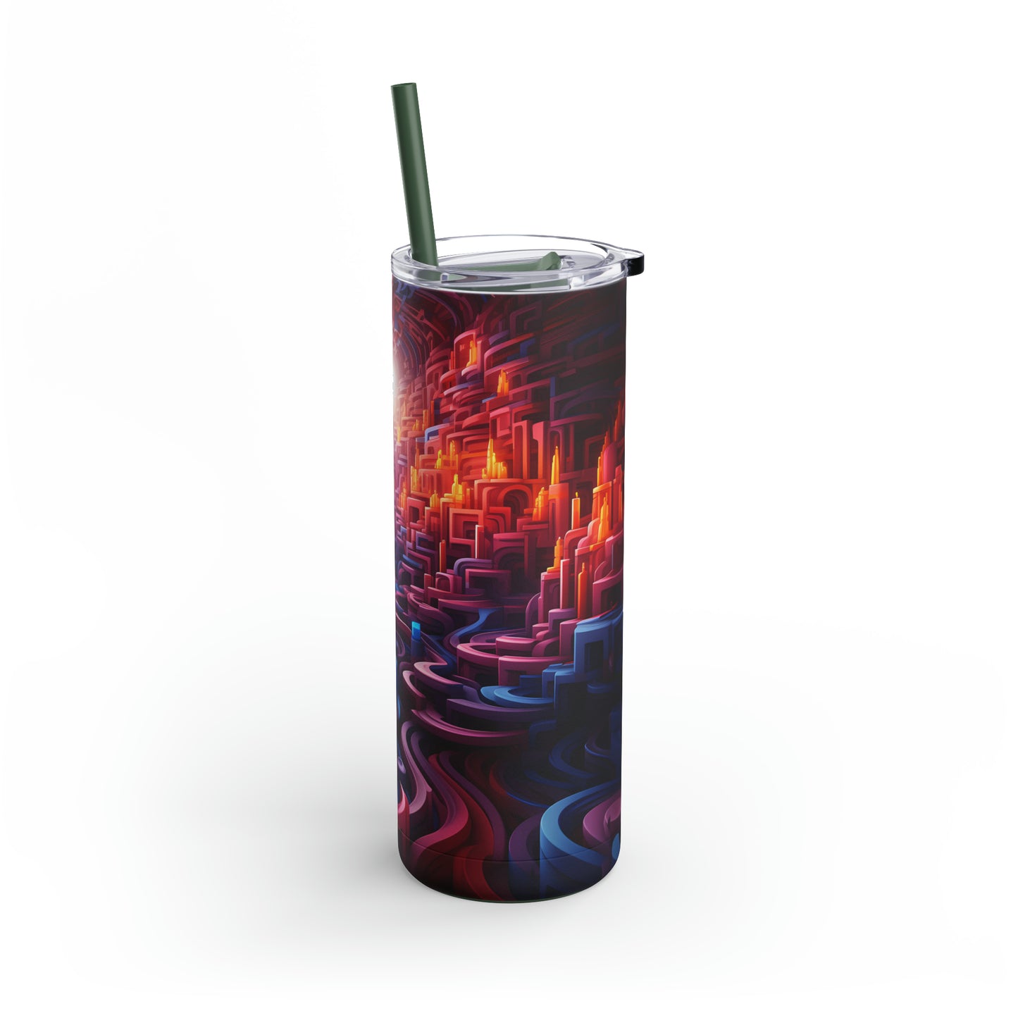 Christmas Candy Skinny Matte Tumbler, 20oz