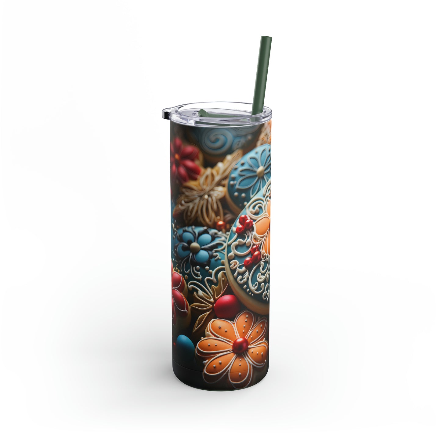 Christmas Cookies Skinny Matte Tumbler, 20oz