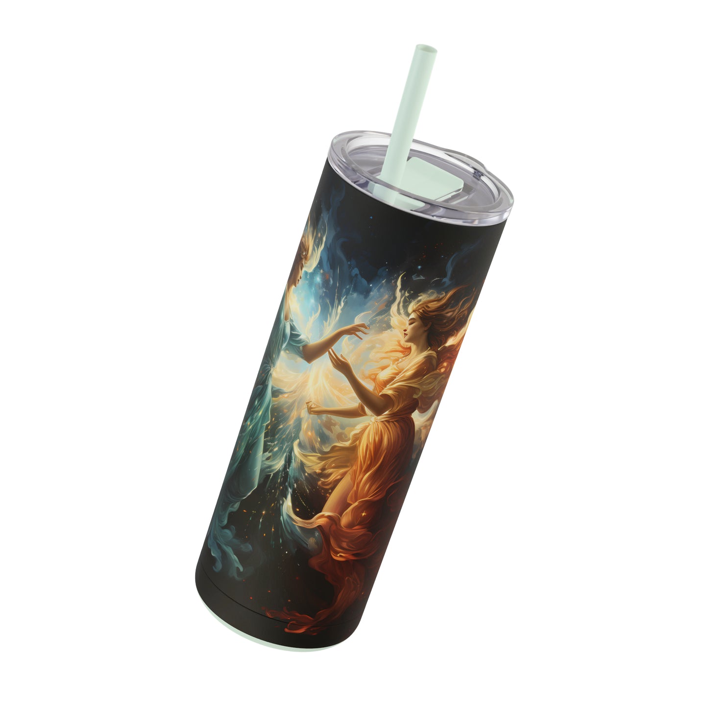 Christmas Angel Skinny Matte Tumbler, 20oz