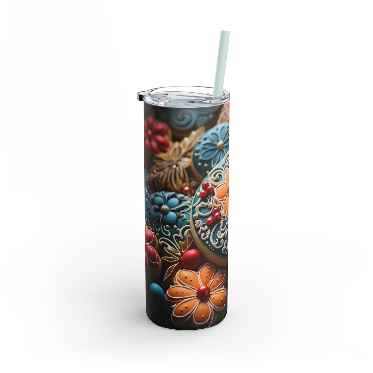 Christmas Cookies Skinny Matte Tumbler, 20oz