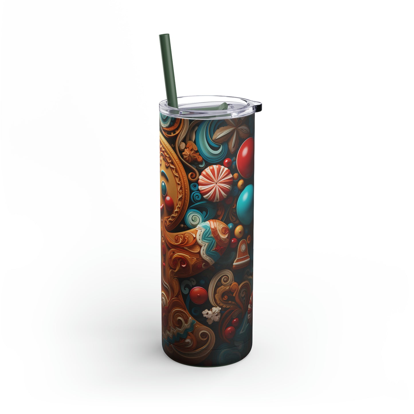 Christmas Cookies Skinny Matte Tumbler, 20oz