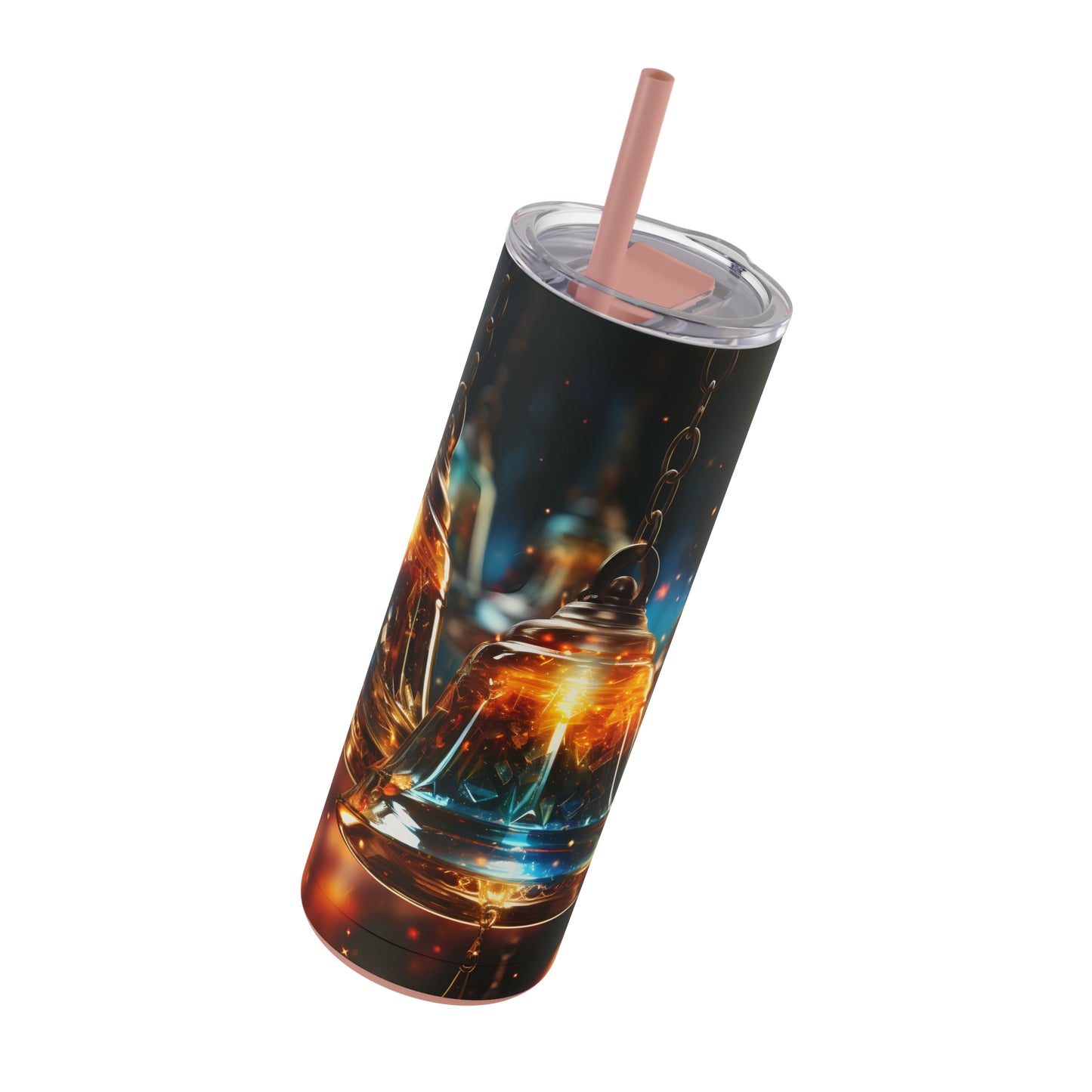 Christmas Bells Skinny Matte Tumbler, 20oz