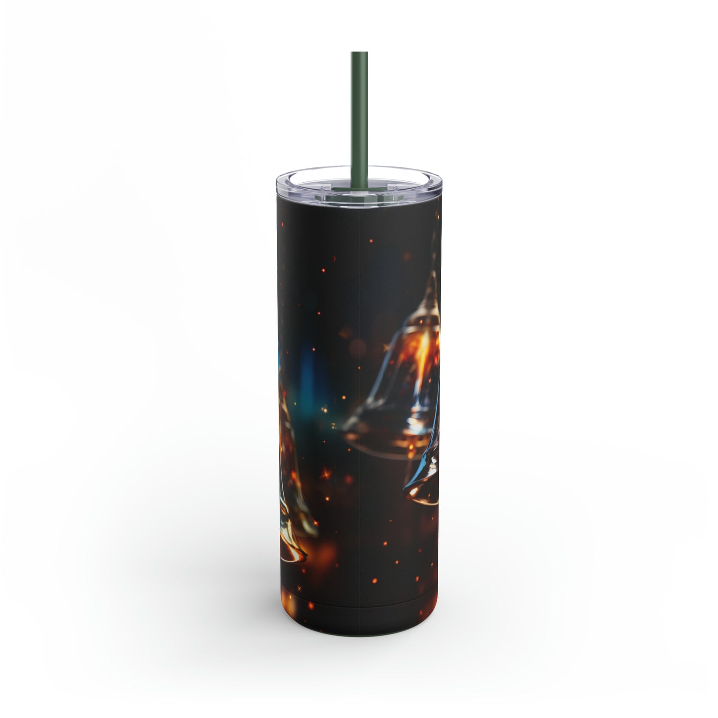 Christmas Bells Skinny Matte Tumbler, 20oz