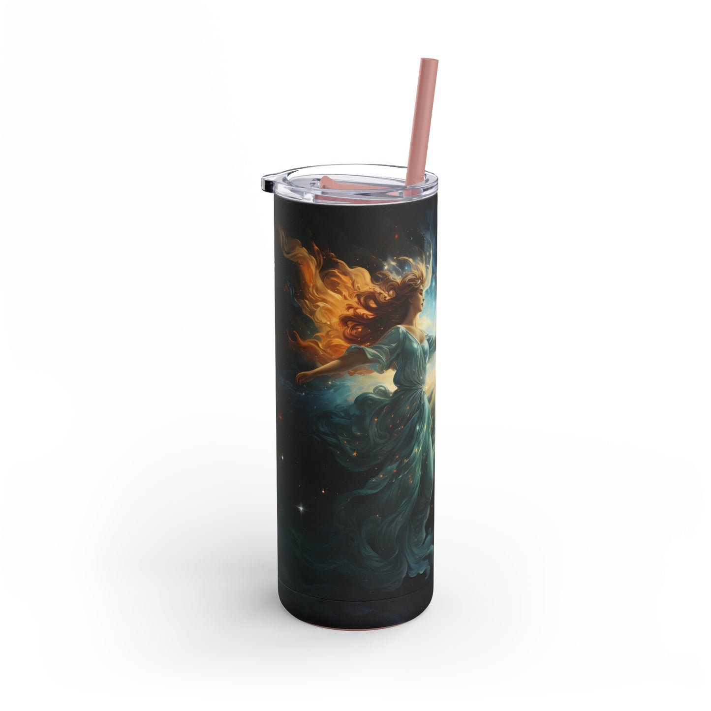 Christmas Angel Skinny Matte Tumbler, 20oz