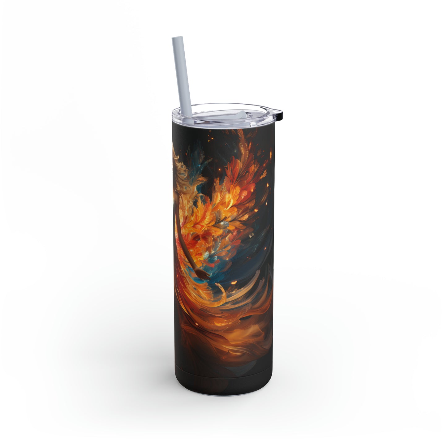 Christmas Angel Skinny Matte Tumbler, 20oz