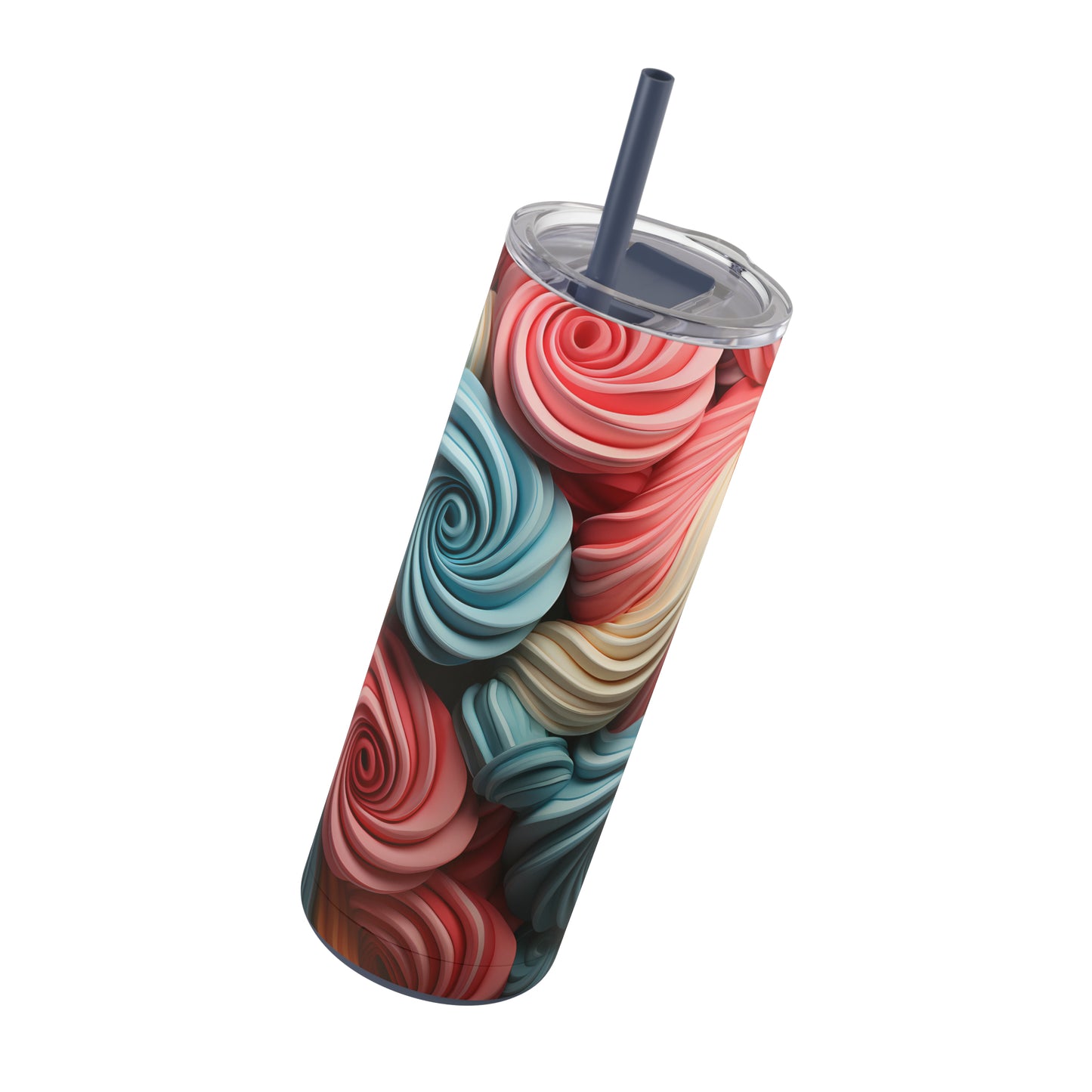 Christmas Candy Skinny Matte Tumbler, 20oz