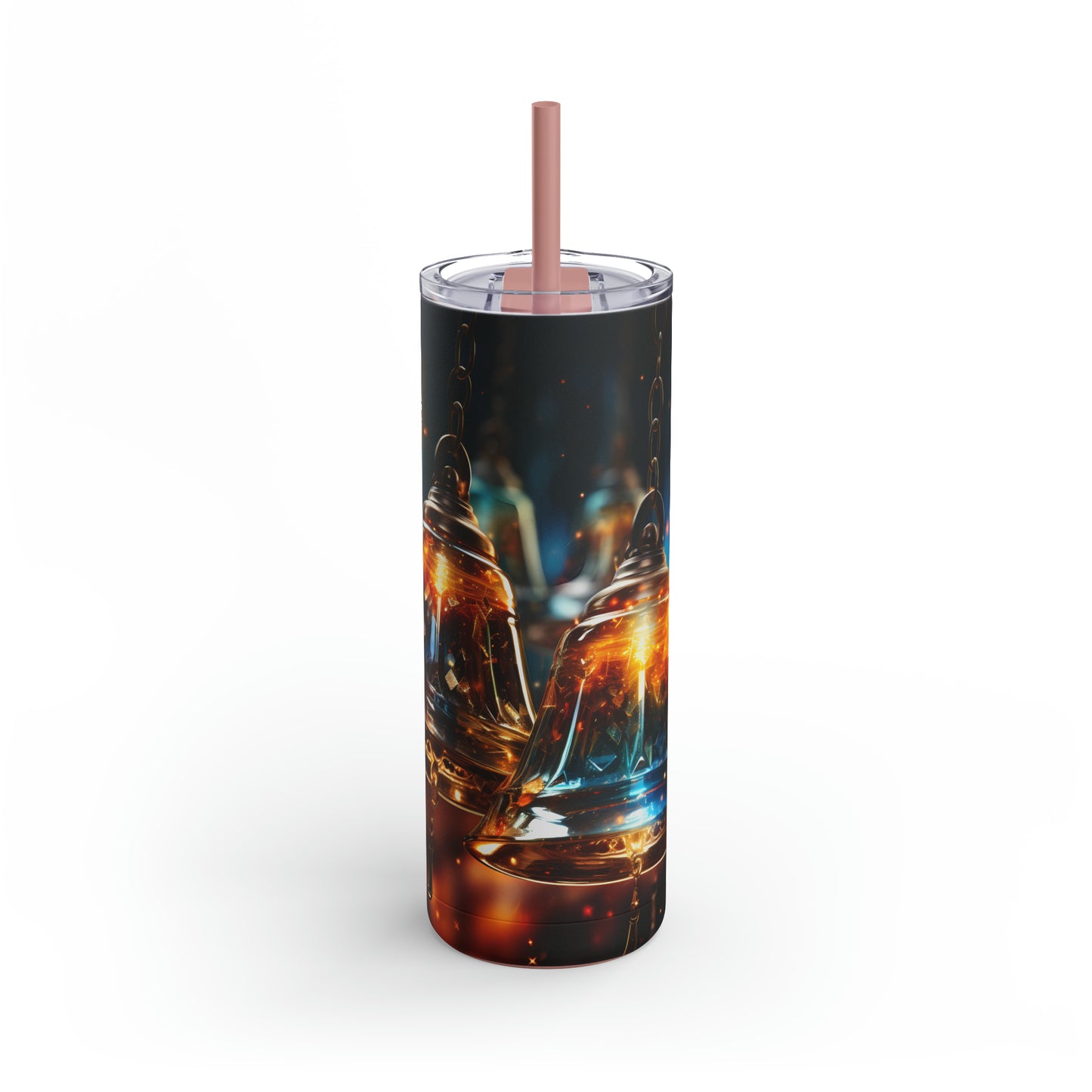 Christmas Bells Skinny Matte Tumbler, 20oz