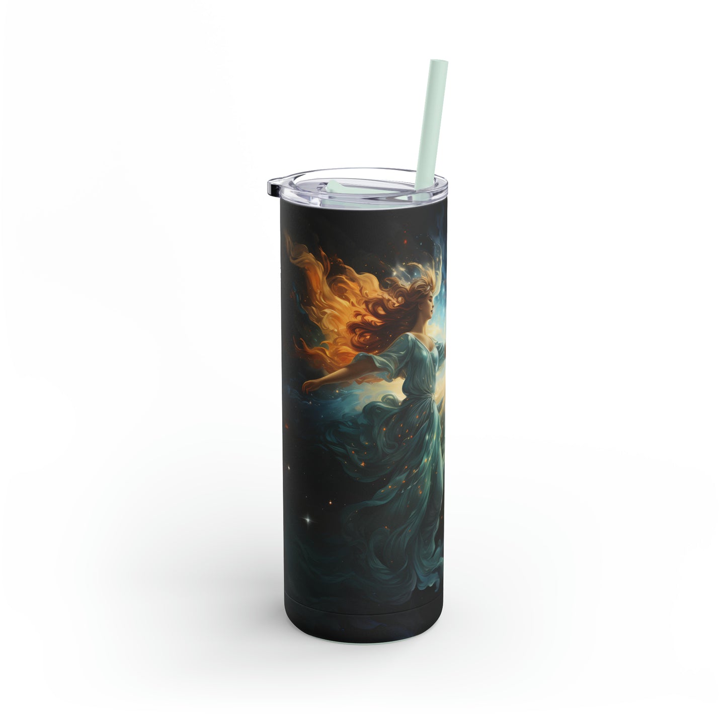 Christmas Angel Skinny Matte Tumbler, 20oz