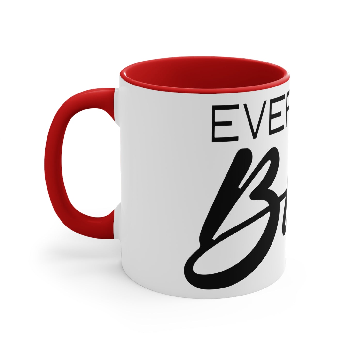 Everything is Better in Black Accent Coffee Mug, 11oz