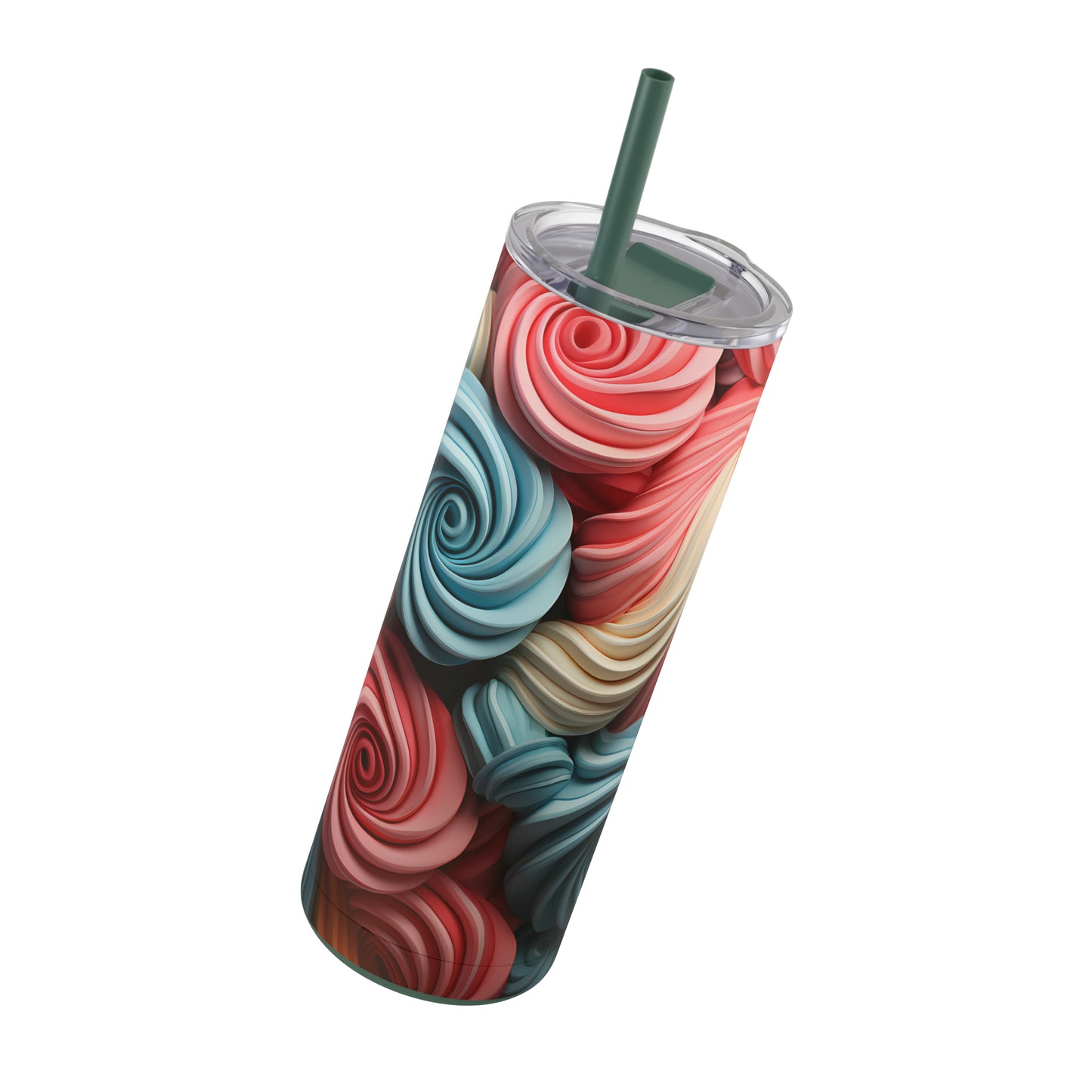 Christmas Candy Skinny Matte Tumbler, 20oz