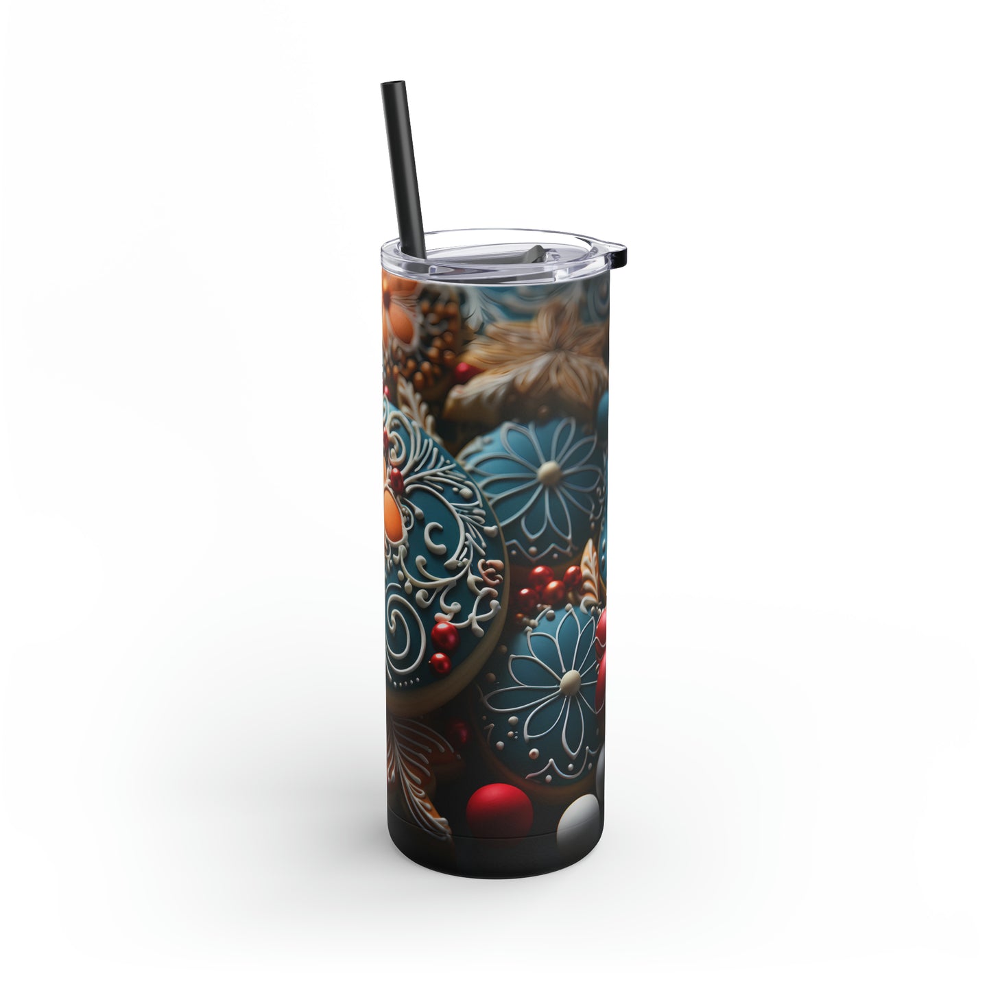 Christmas Cookies Skinny Matte Tumbler, 20oz