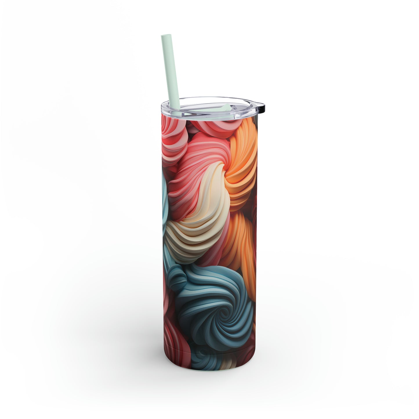 Christmas Candy Skinny Matte Tumbler, 20oz