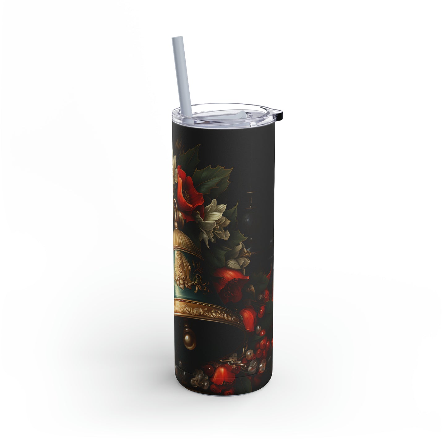 Christmas Bells Skinny Matte Tumbler, 20oz