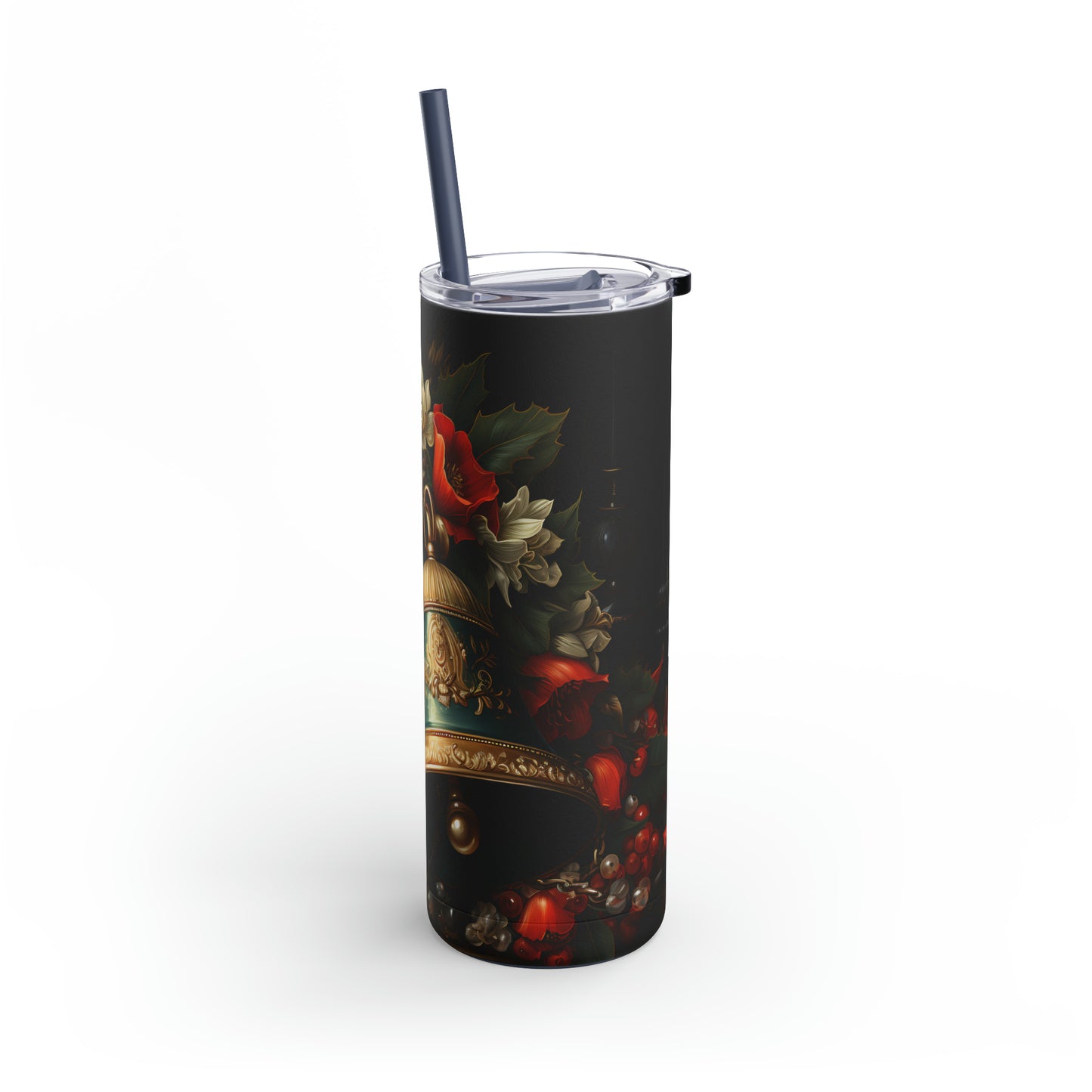 Christmas Bells Skinny Matte Tumbler, 20oz