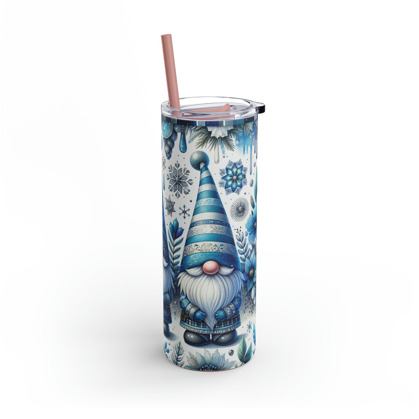 Christmas Gnomes Skinny Matte Tumbler, 20oz