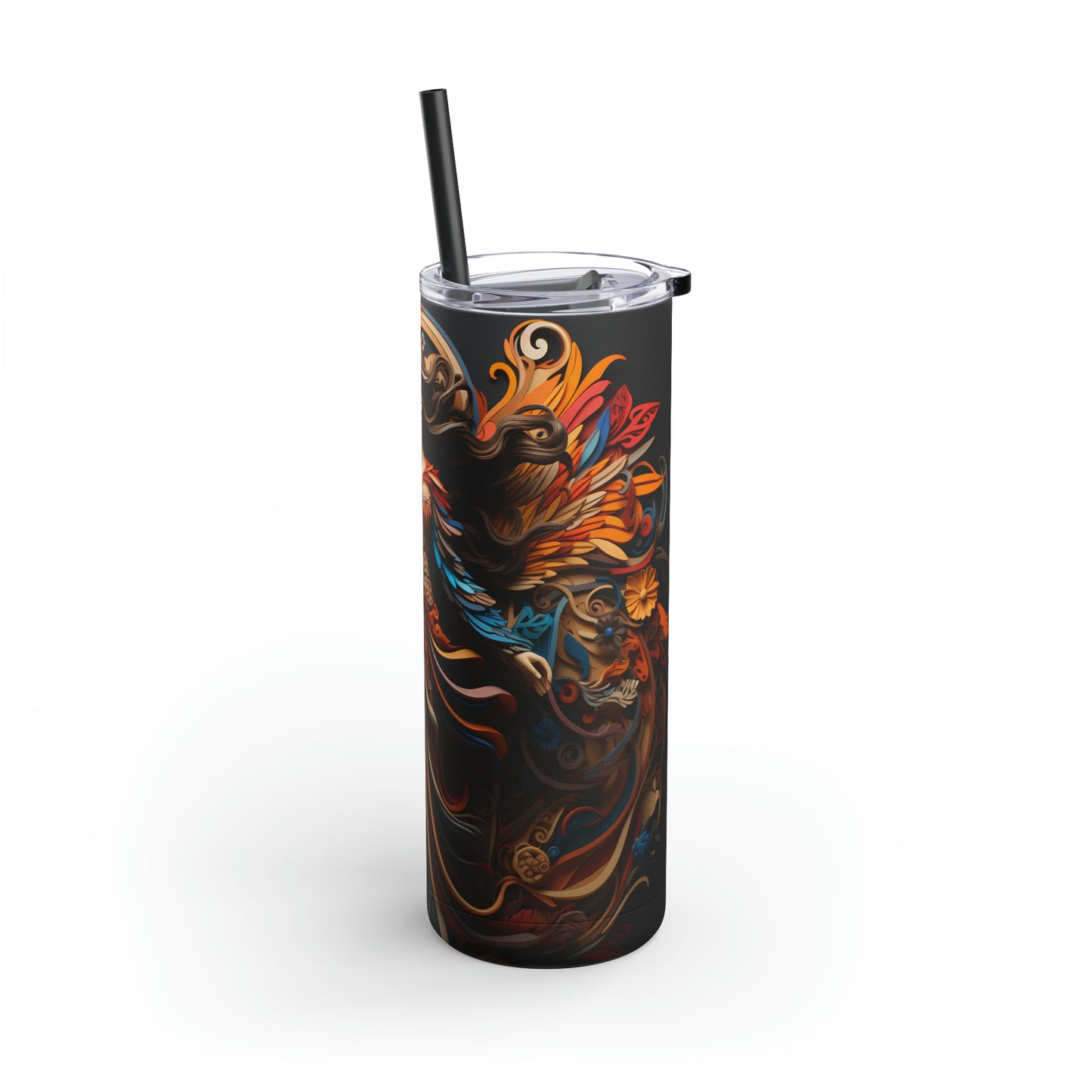 Christmas Angel Skinny Matte Tumbler, 20oz