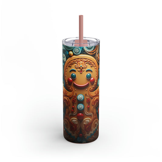 Christmas Cookies Skinny Matte Tumbler, 20oz