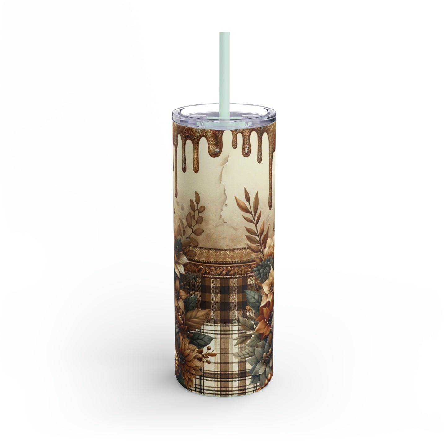 Christmas Gnomes Skinny Matte Tumbler, 20oz