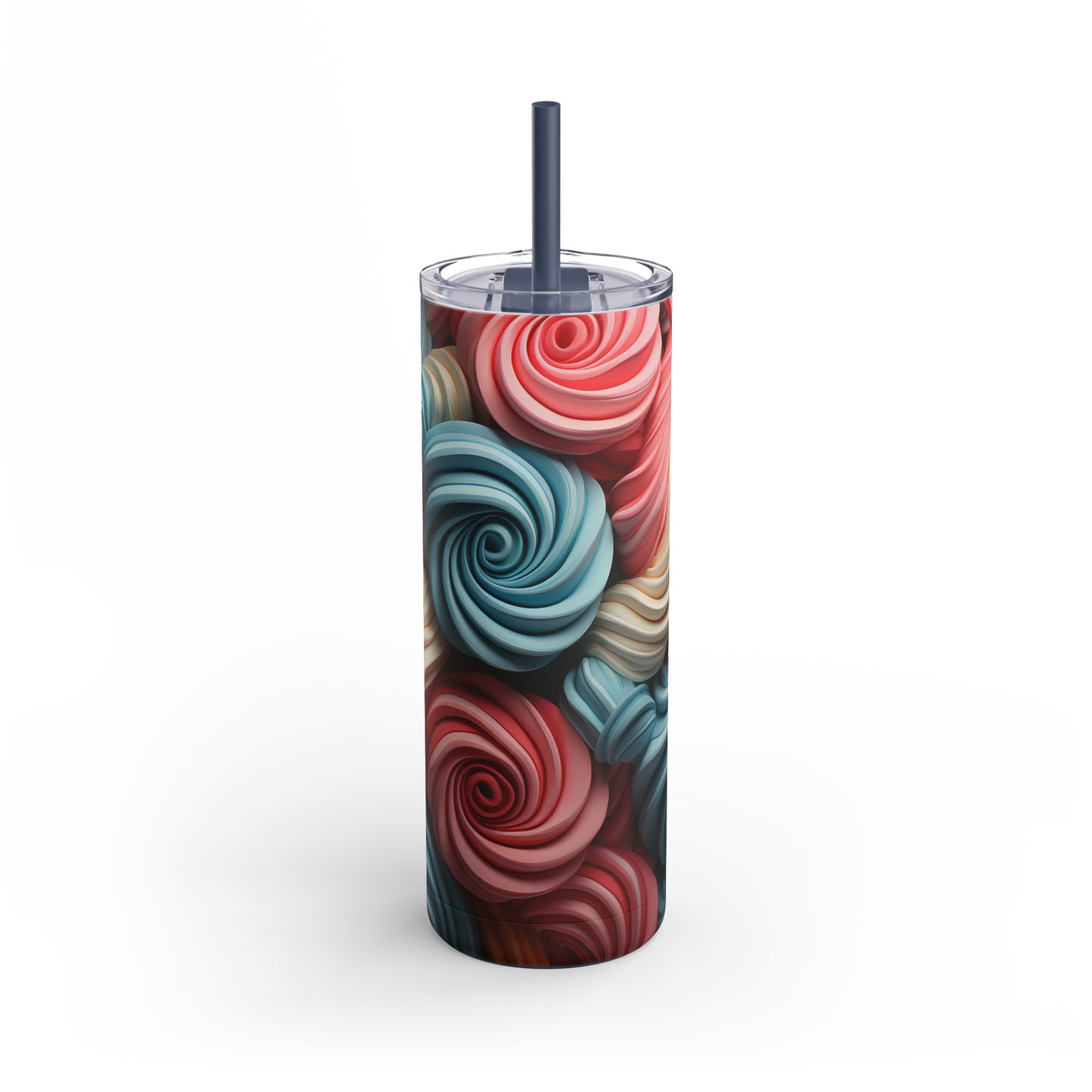 Christmas Candy Skinny Matte Tumbler, 20oz