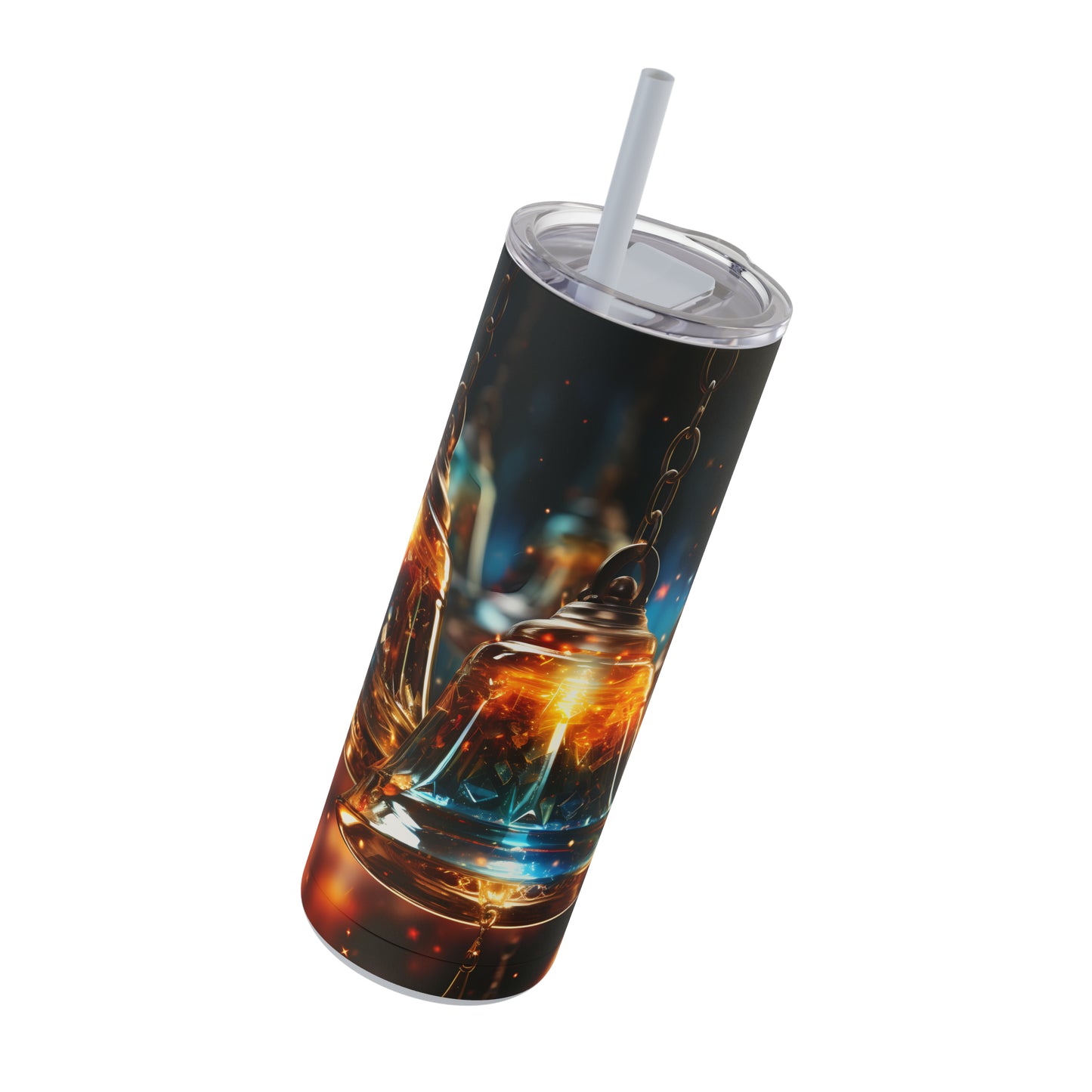 Christmas Bells Skinny Matte Tumbler, 20oz