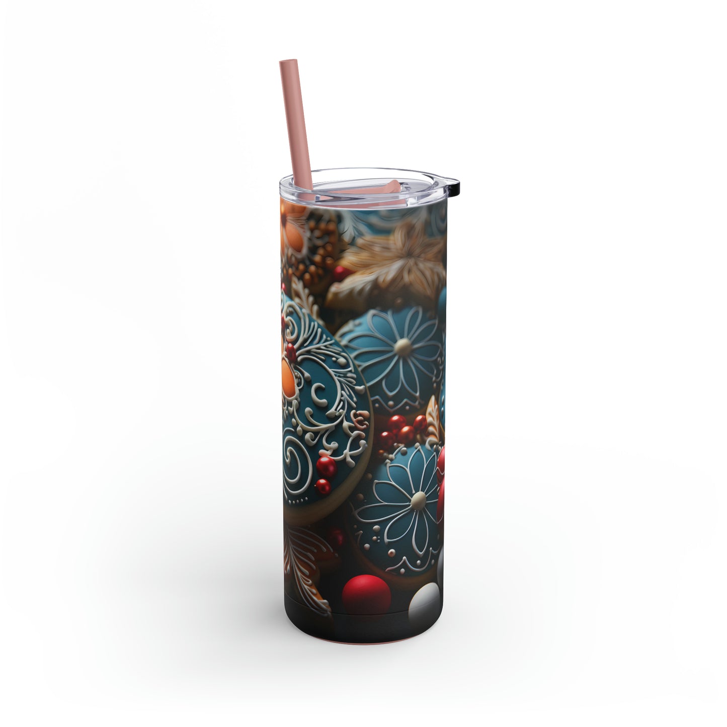 Christmas Cookies Skinny Matte Tumbler, 20oz