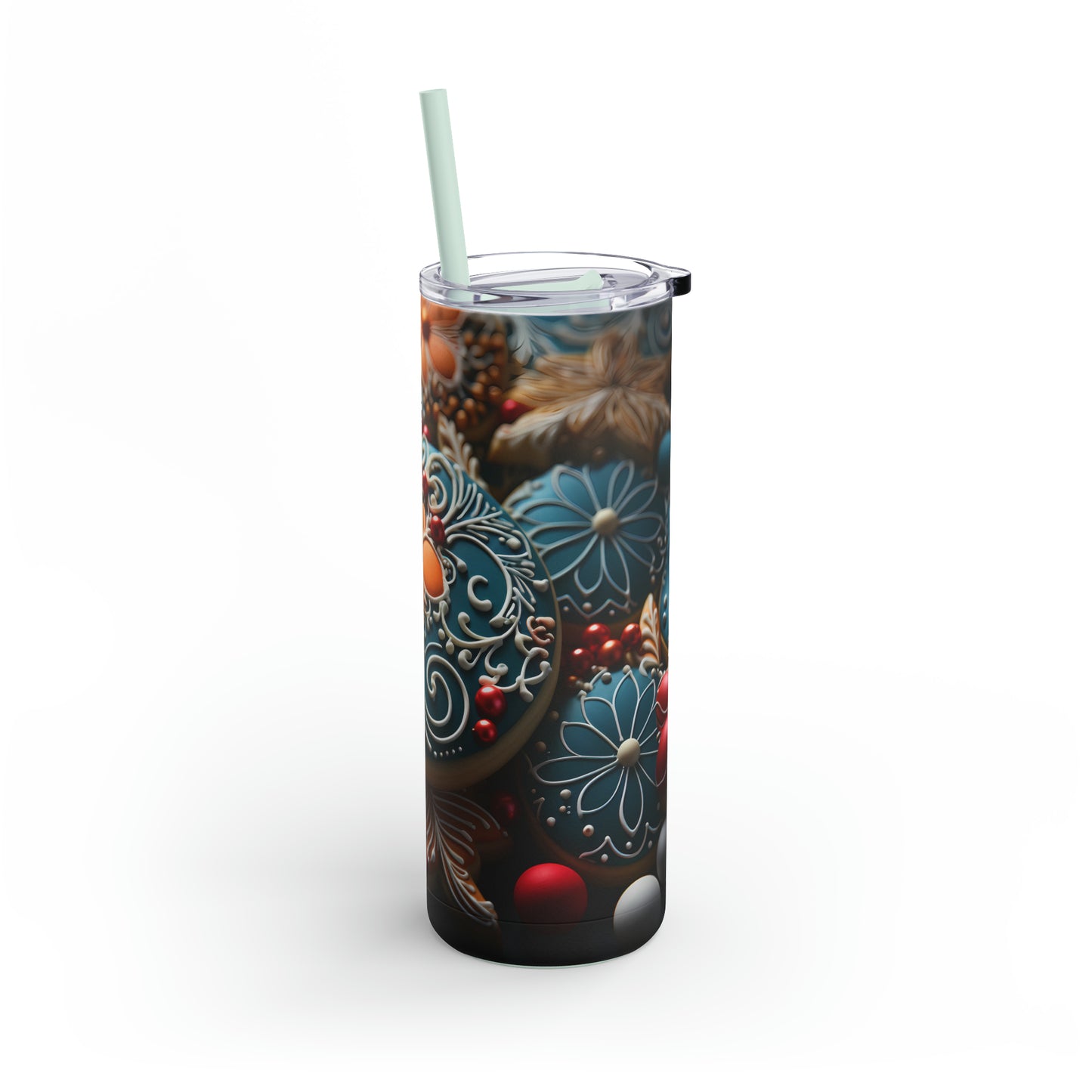 Christmas Cookies Skinny Matte Tumbler, 20oz