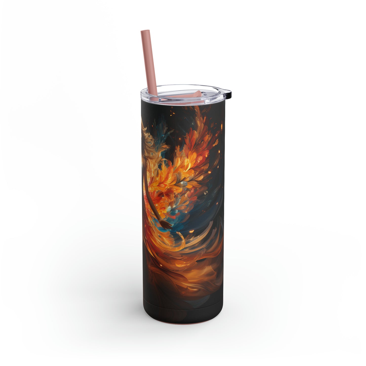 Christmas Angel Skinny Matte Tumbler, 20oz