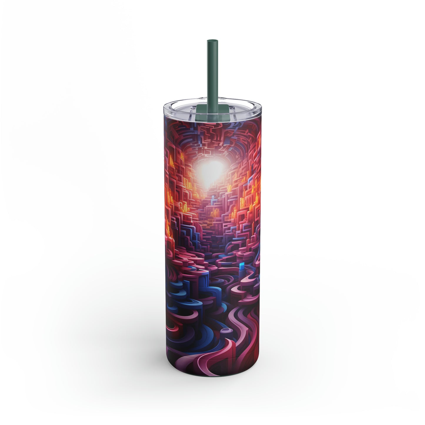 Christmas Candy Skinny Matte Tumbler, 20oz