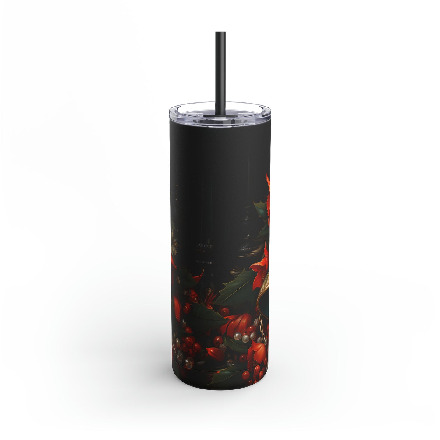 Christmas Bells Skinny Matte Tumbler, 20oz