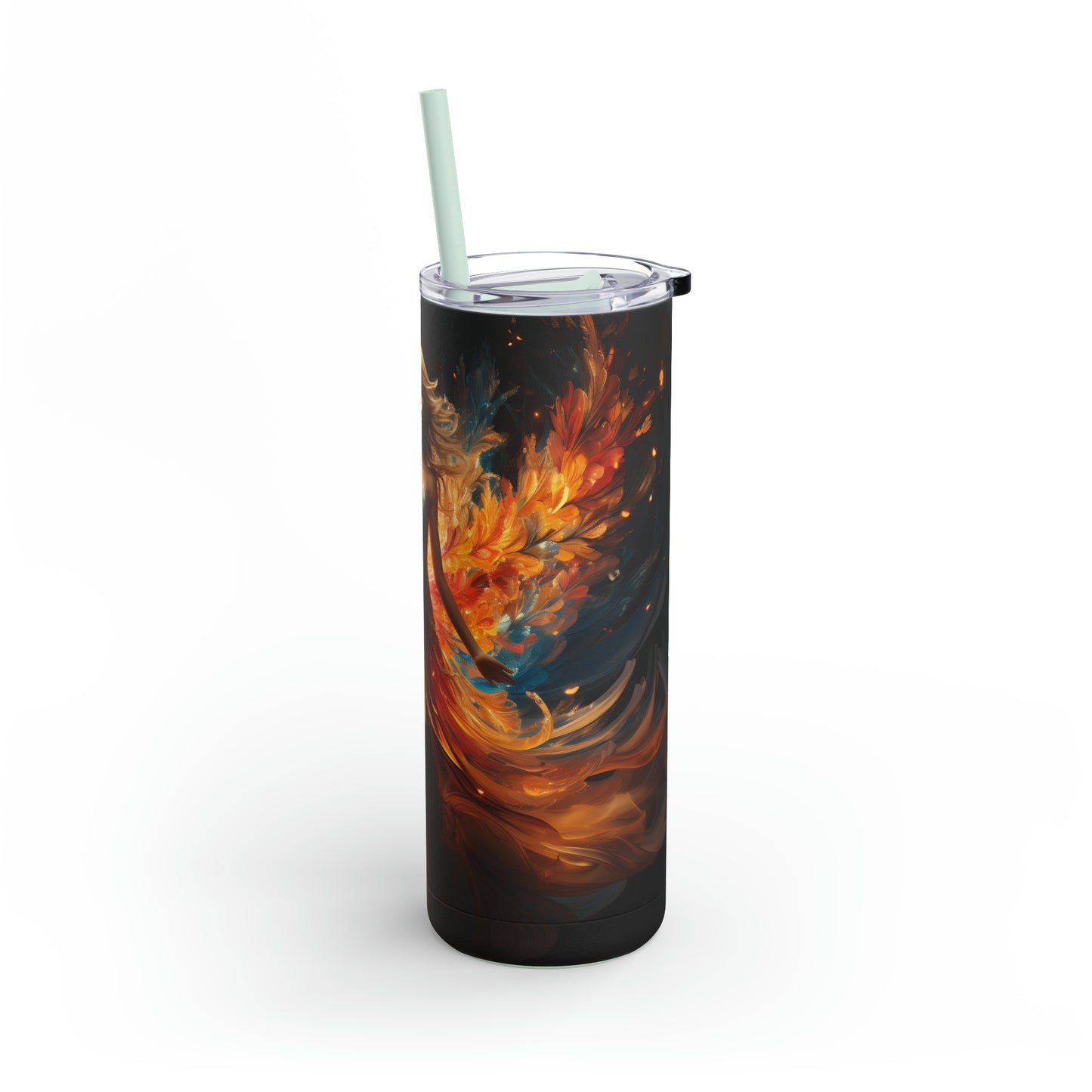 Christmas Angel Skinny Matte Tumbler, 20oz