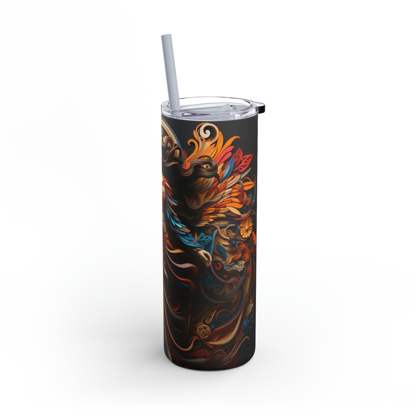 Christmas Angel Skinny Matte Tumbler, 20oz