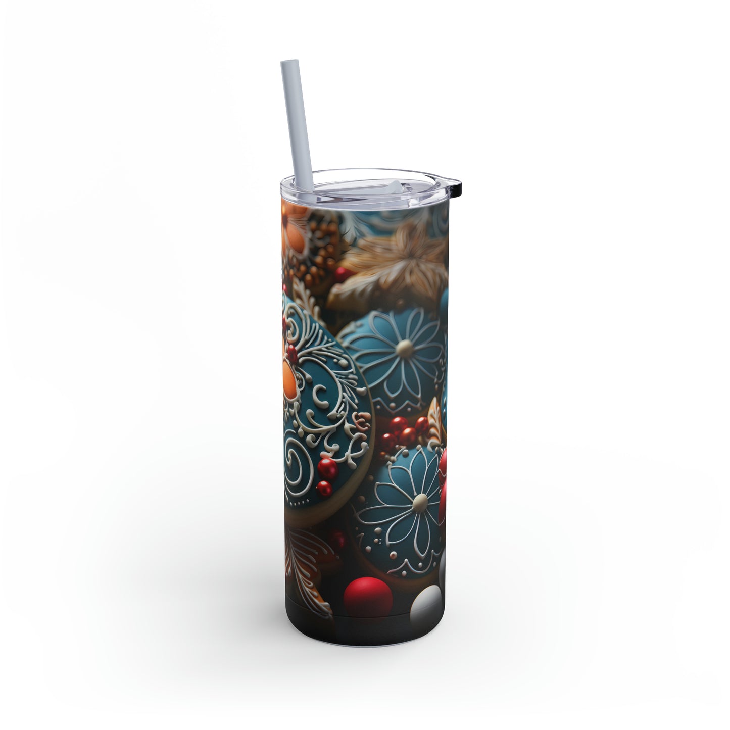 Christmas Cookies Skinny Matte Tumbler, 20oz