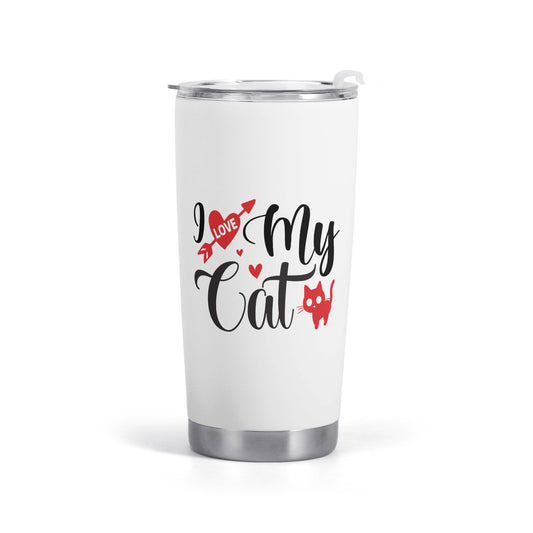 I love my cat / All Over Printing Car Cup