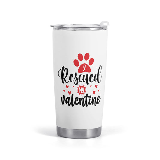 I rescued my valentine / All Over Printing Car Cup