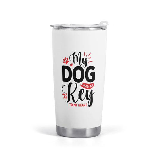 My dog holds the key to my heart / All Over Printing Car Cup