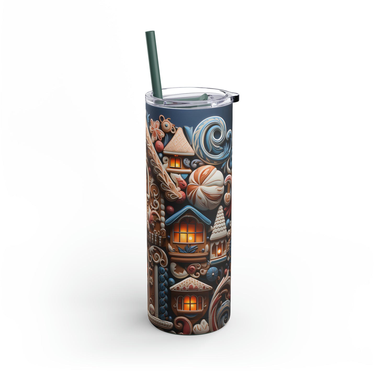 Christmas Cookies Skinny Matte Tumbler, 20oz