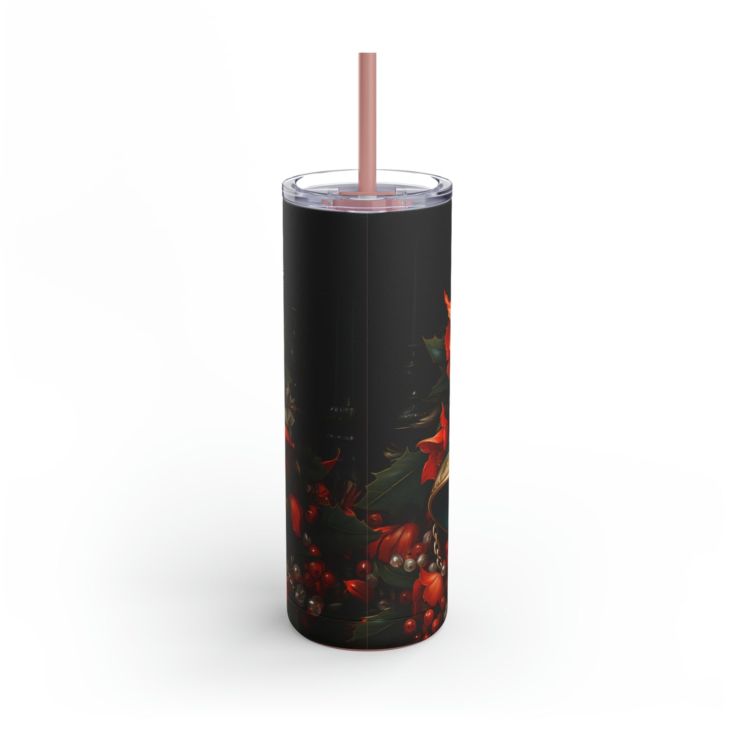 Christmas Bells Skinny Matte Tumbler, 20oz