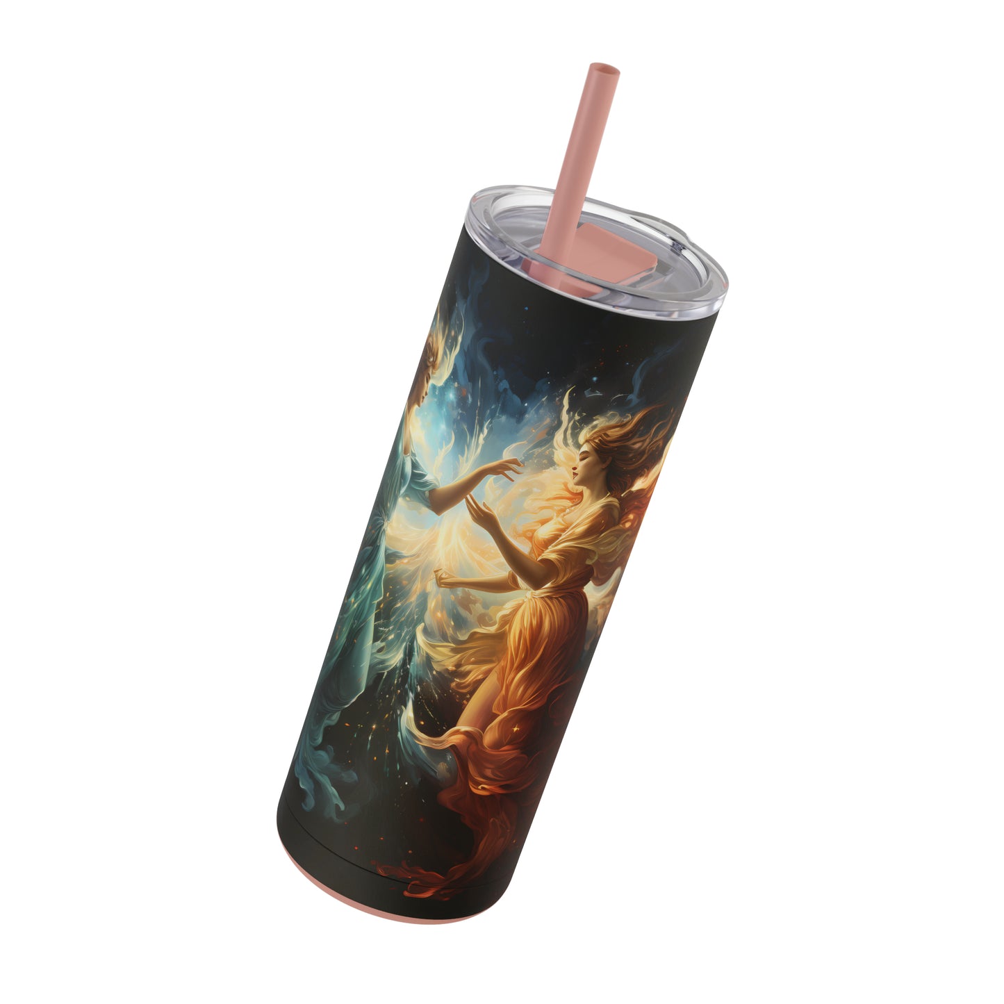 Christmas Angel Skinny Matte Tumbler, 20oz