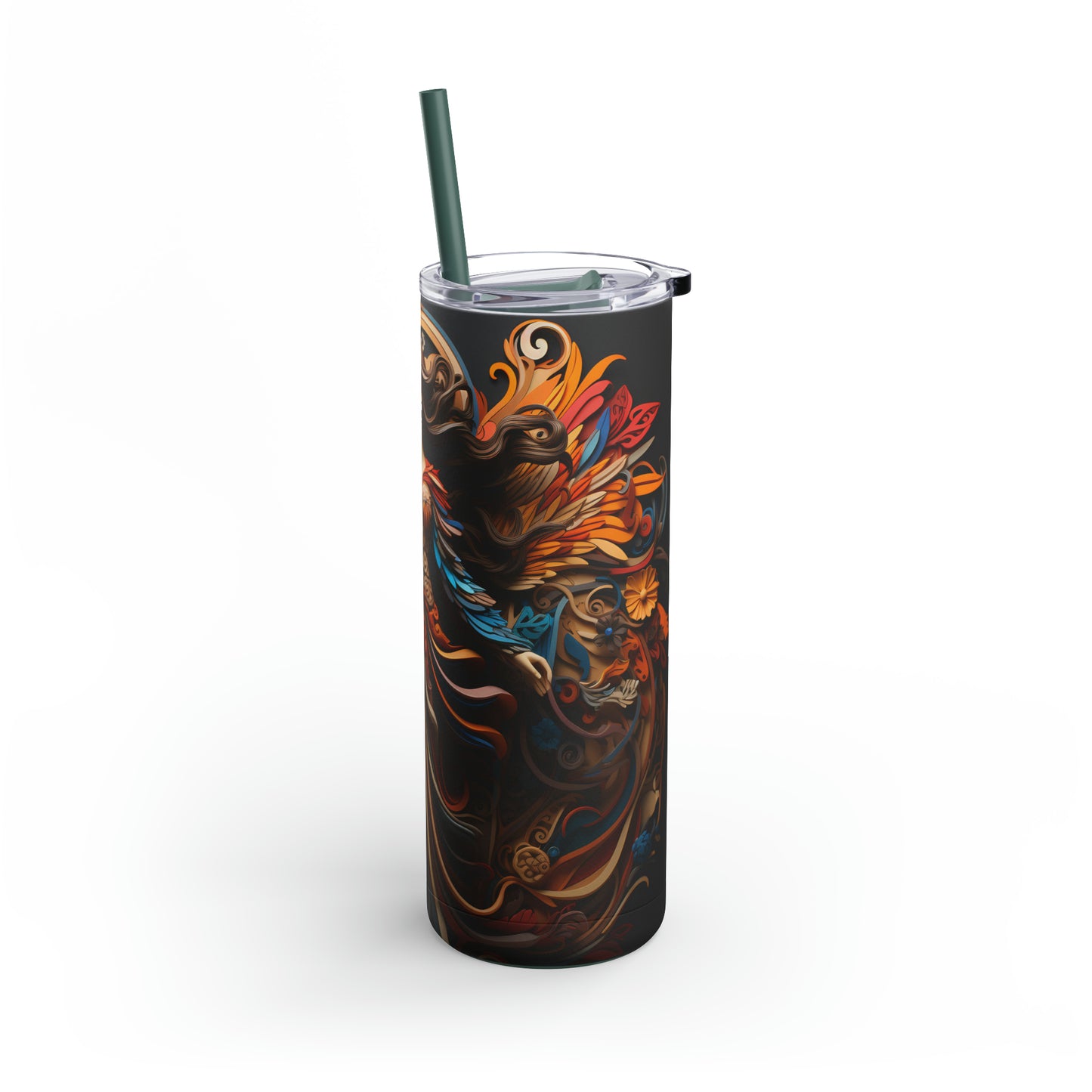 Christmas Angel Skinny Matte Tumbler, 20oz