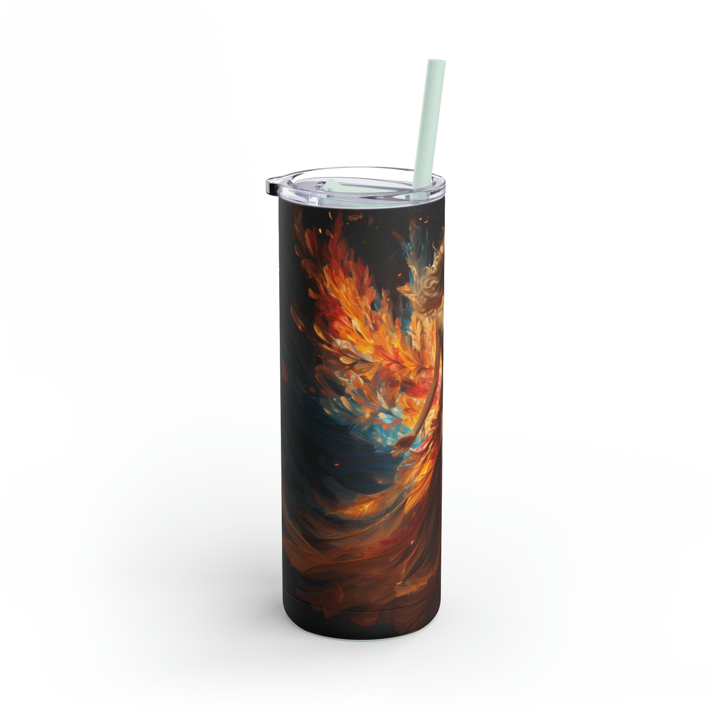 Christmas Angel Skinny Matte Tumbler, 20oz