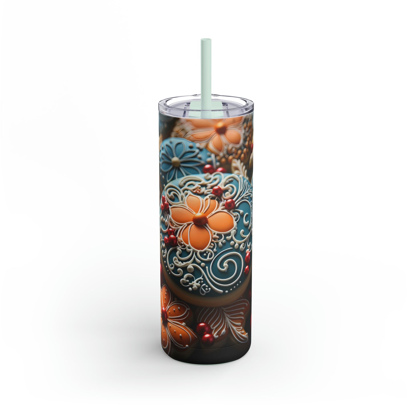 Christmas Cookies Skinny Matte Tumbler, 20oz