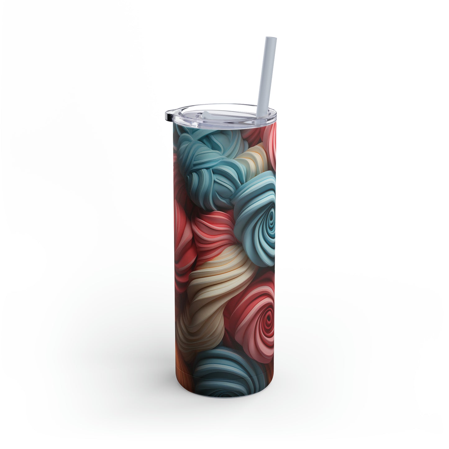 Christmas Candy Skinny Matte Tumbler, 20oz