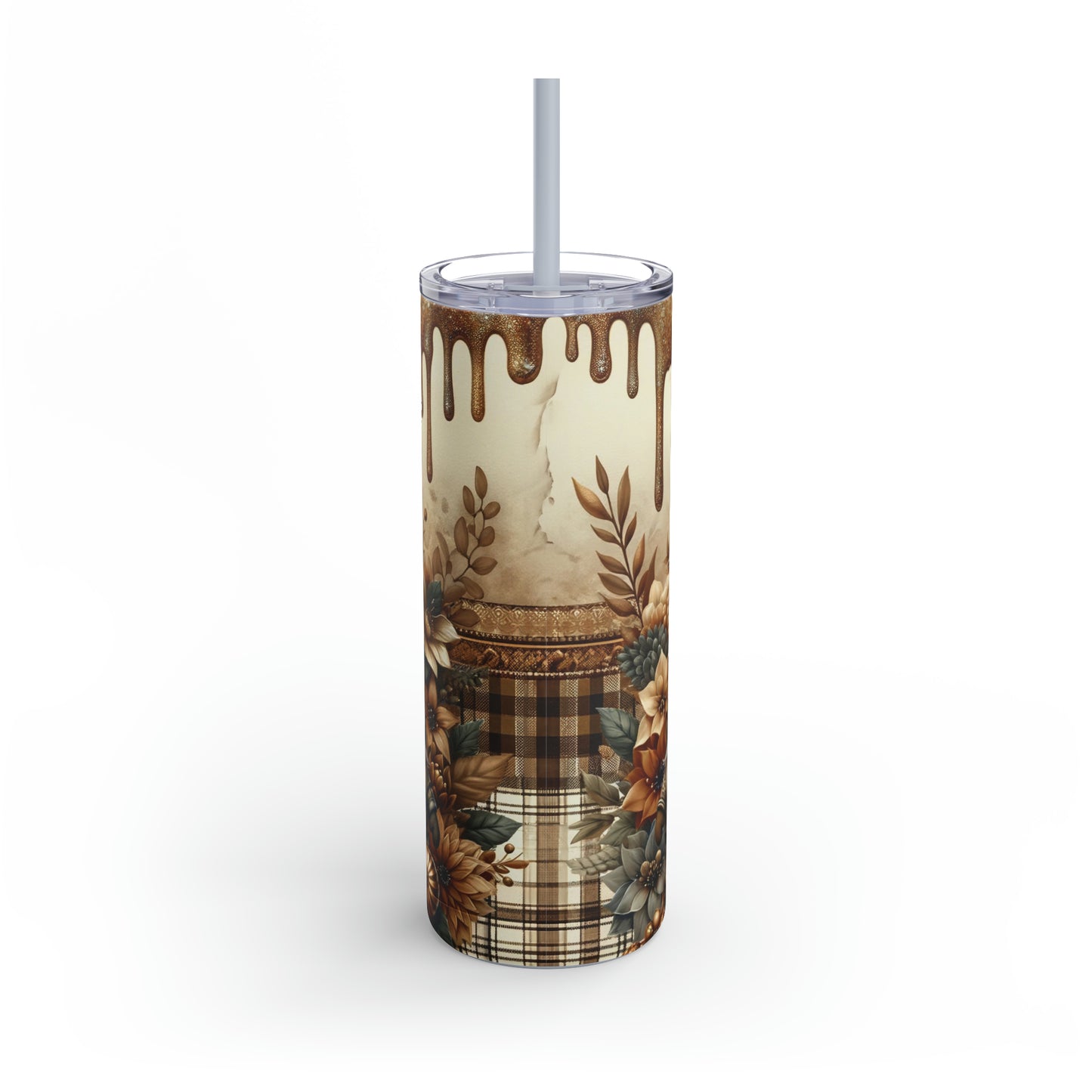 Christmas Gnomes Skinny Matte Tumbler, 20oz