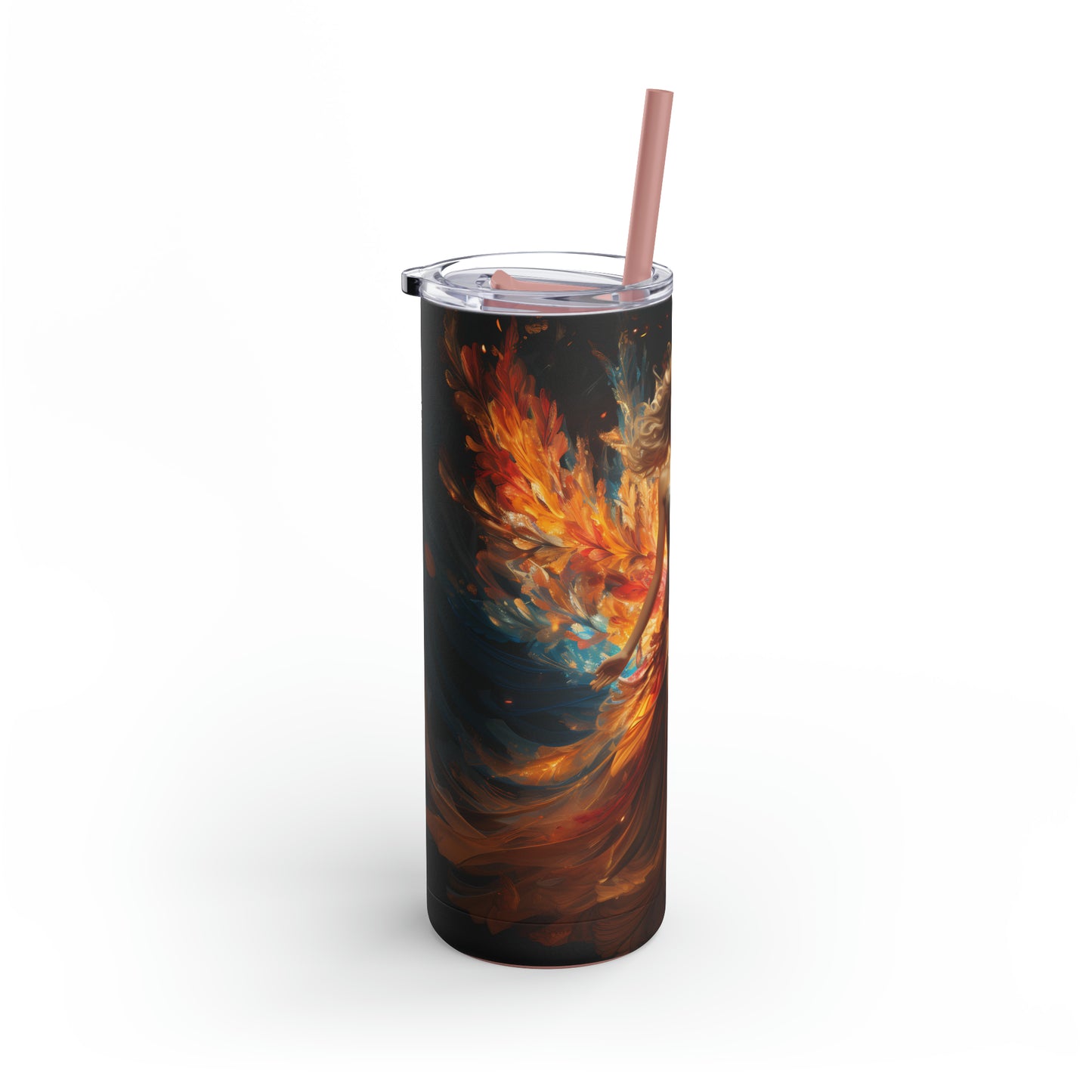 Christmas Angel Skinny Matte Tumbler, 20oz