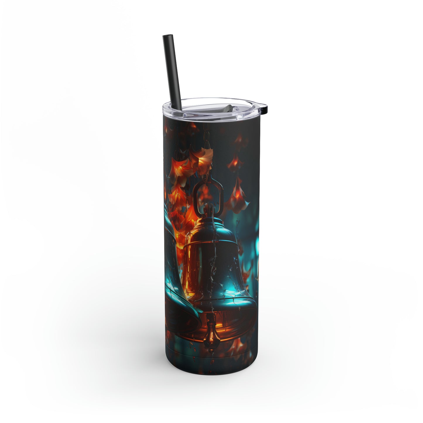 Christmas Bells Skinny Matte Tumbler, 20oz