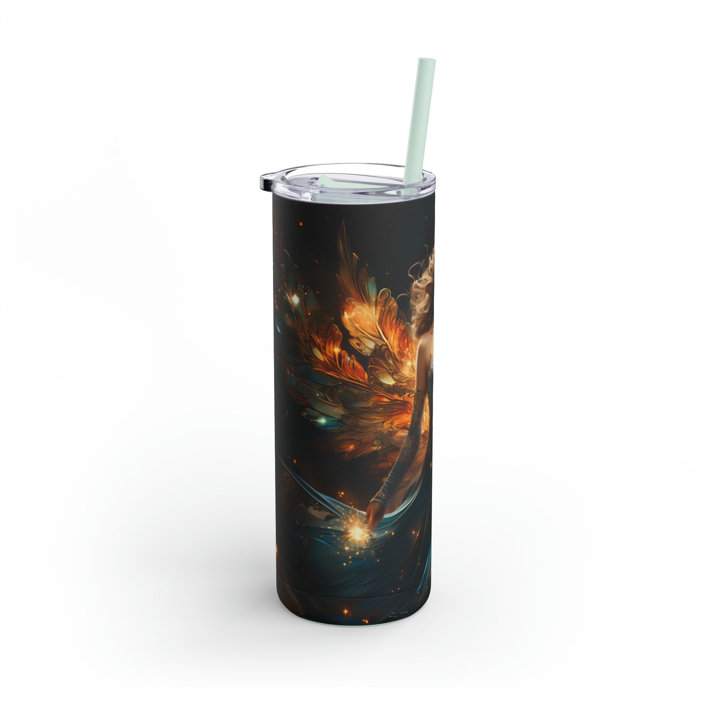 Christmas Angel Skinny Matte Tumbler, 20oz