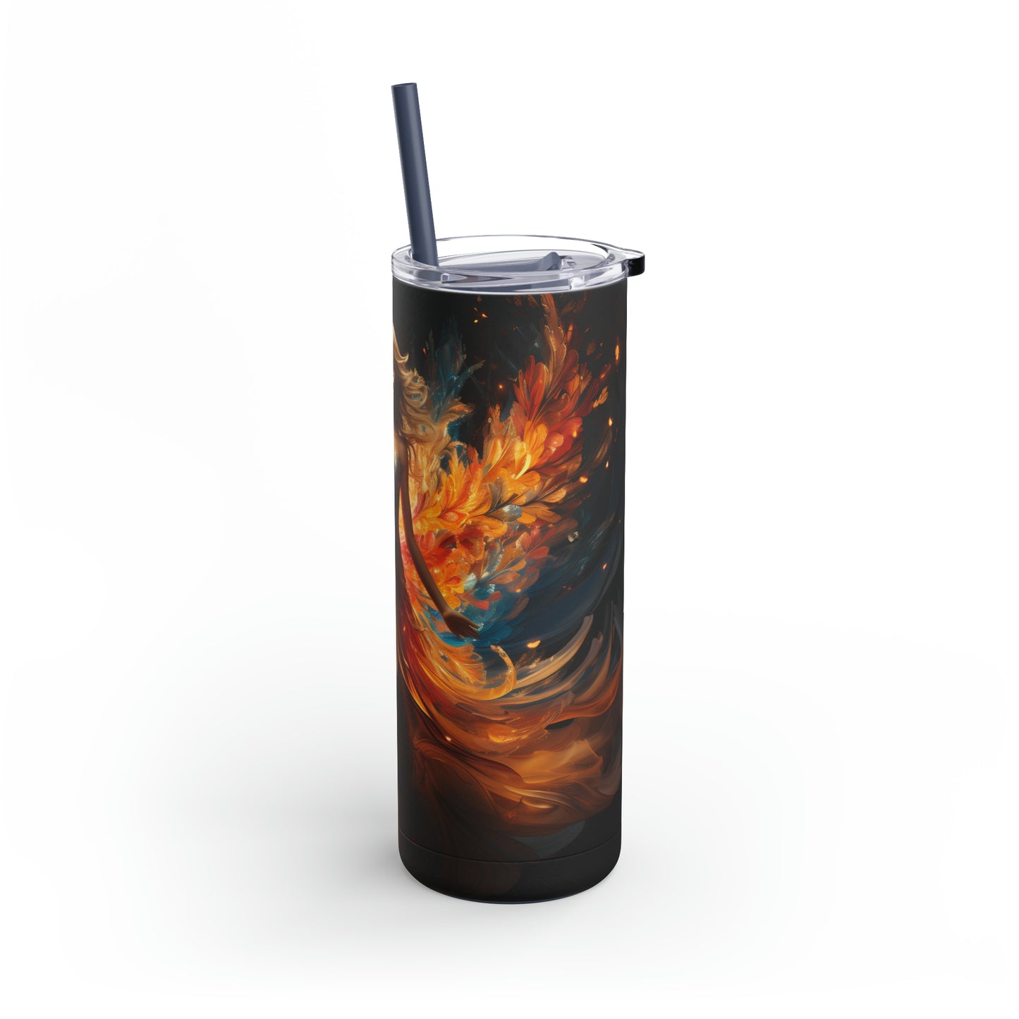 Christmas Angel Skinny Matte Tumbler, 20oz