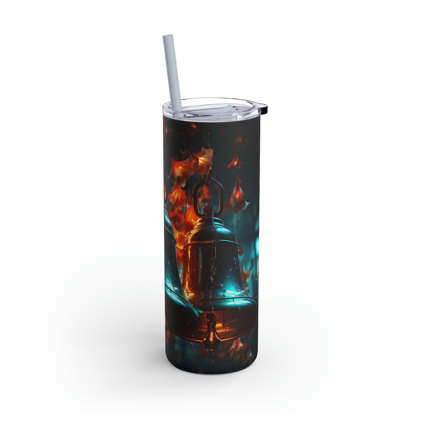 Christmas Bells Skinny Matte Tumbler, 20oz