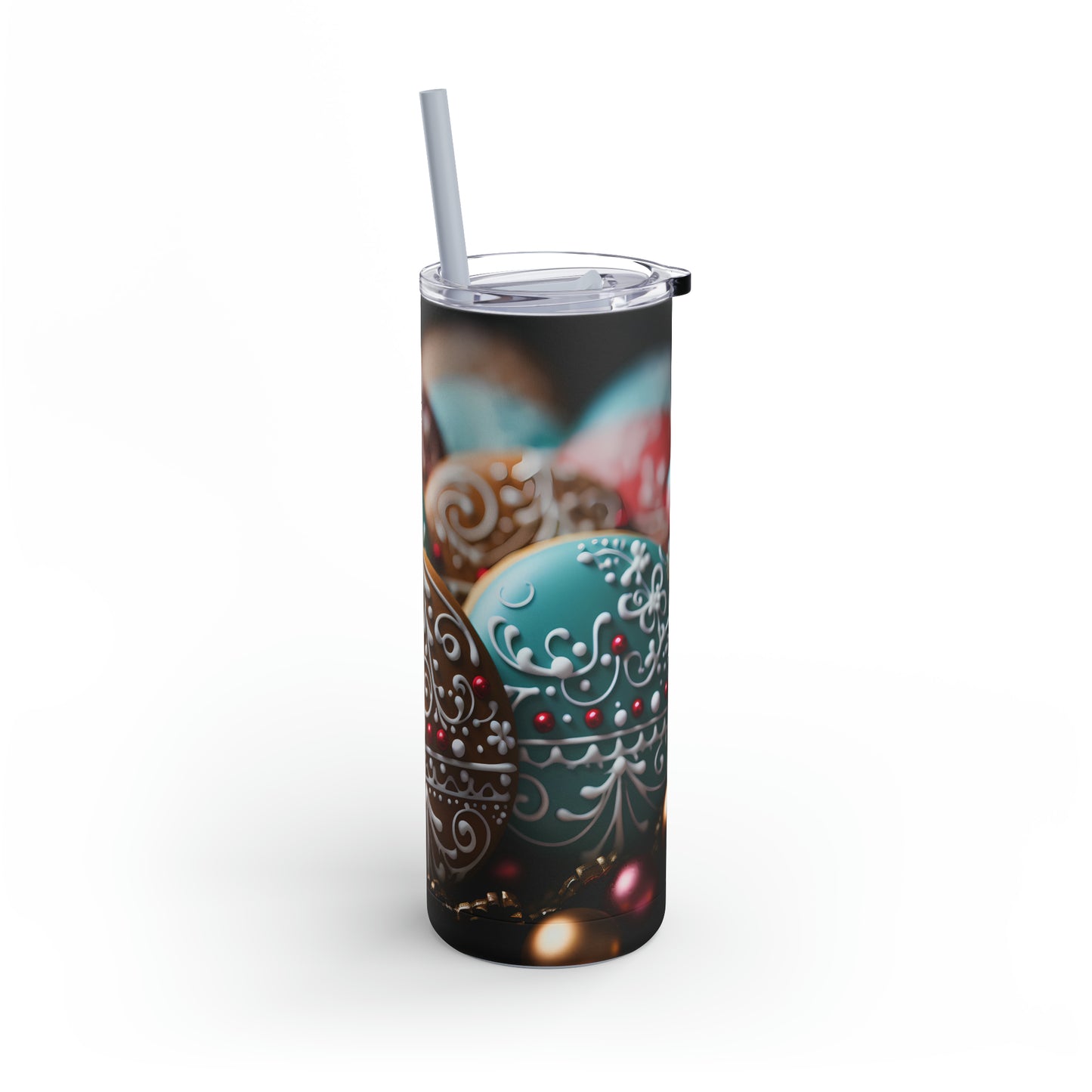 Christmas Cookies Skinny Matte Tumbler, 20oz